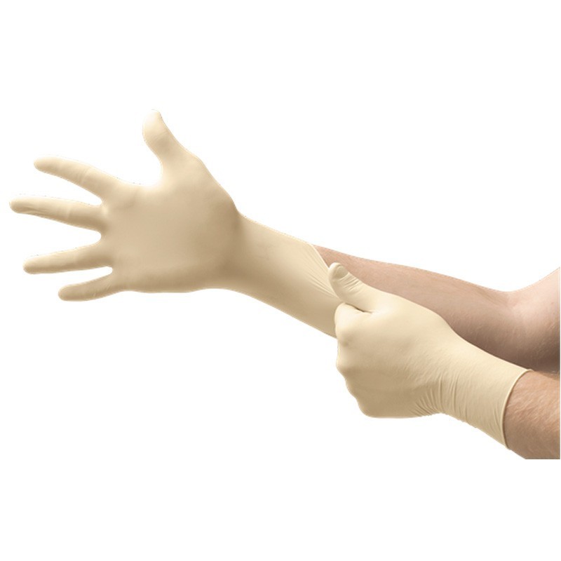 Microflex MF300 LARGE Diamond Grip Latex Gloves