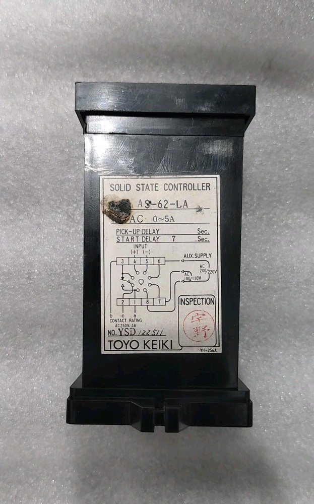TOYO KEIKI AS-62-LA SOLID STATE CONTROLLER FREE FAST SHIPPING FEDEX