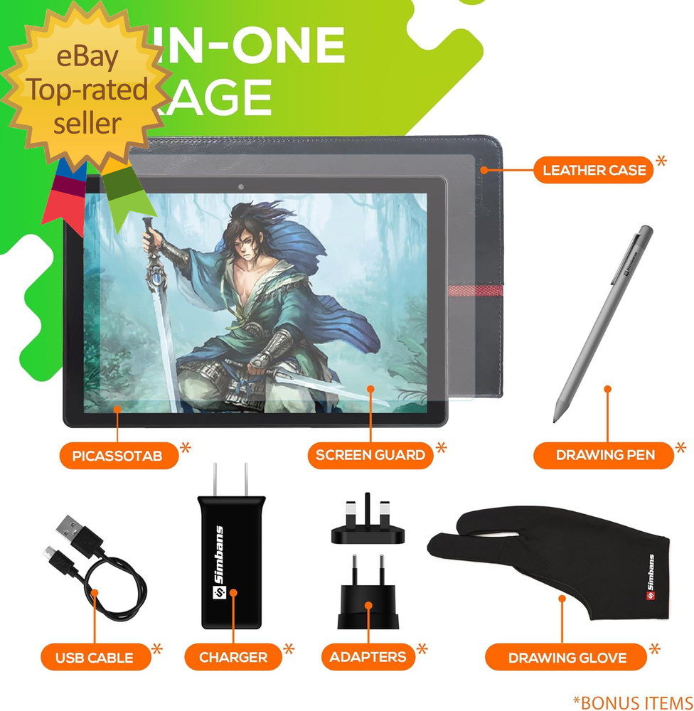 Picassotab X Drawing Tablet No Computer Needed Drawing Apps & Tutorials