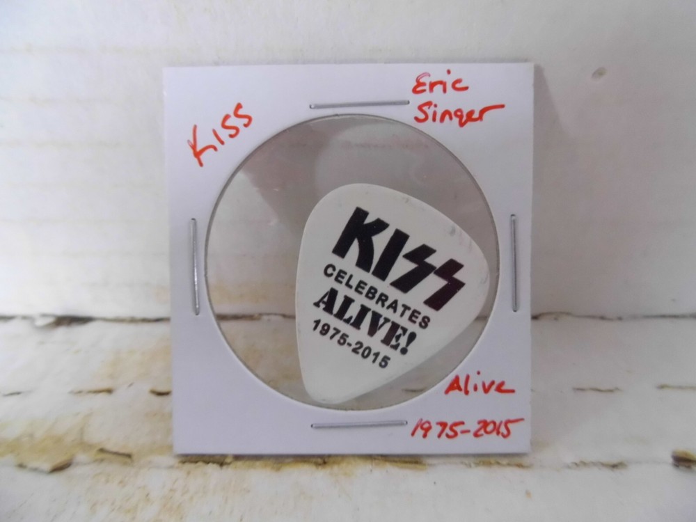 KISS "ERIC SINGER" 1975~2015 GUITAR PICK~READ DESCRIPTION #15~10