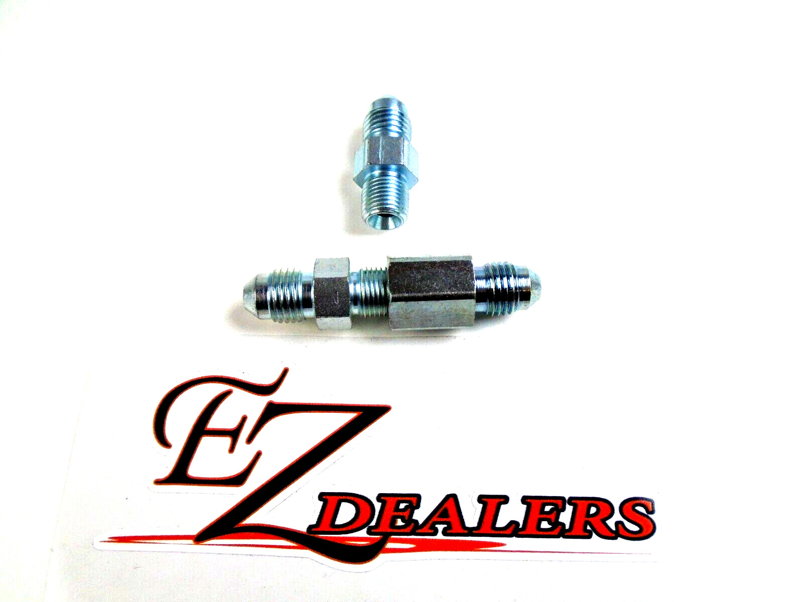 60" inch -4 Stainless Steel Braided Pressure Line Kit For Oil Water Fuel Gauges