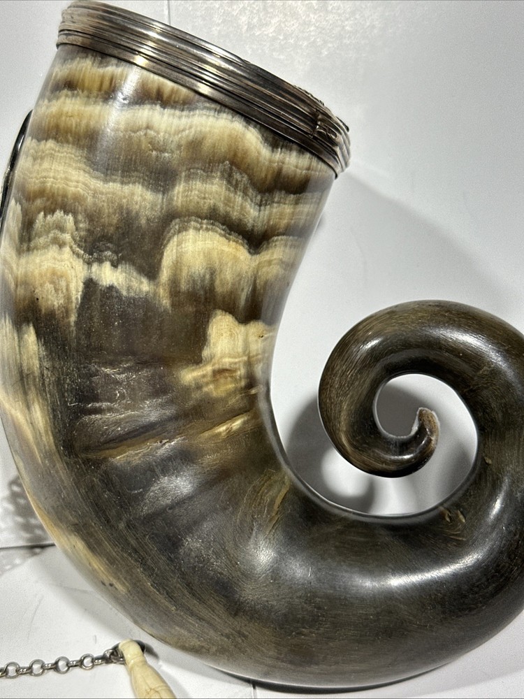 A Fine Scottish Silver Mounted Snuff Mull