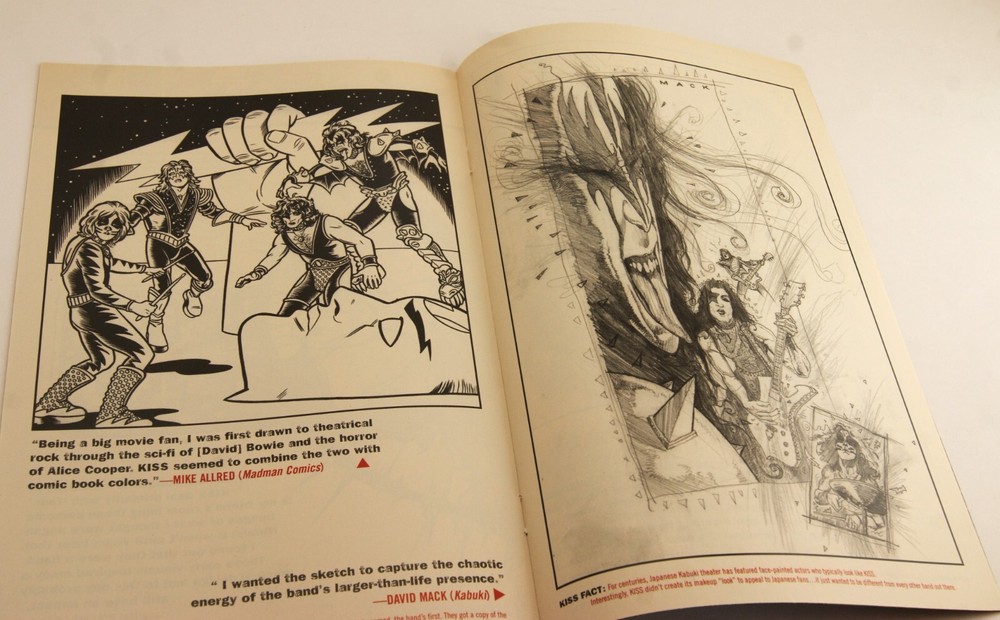 Kiss Comic Book 1998 Marvel Music Insert Special Wizard Edition