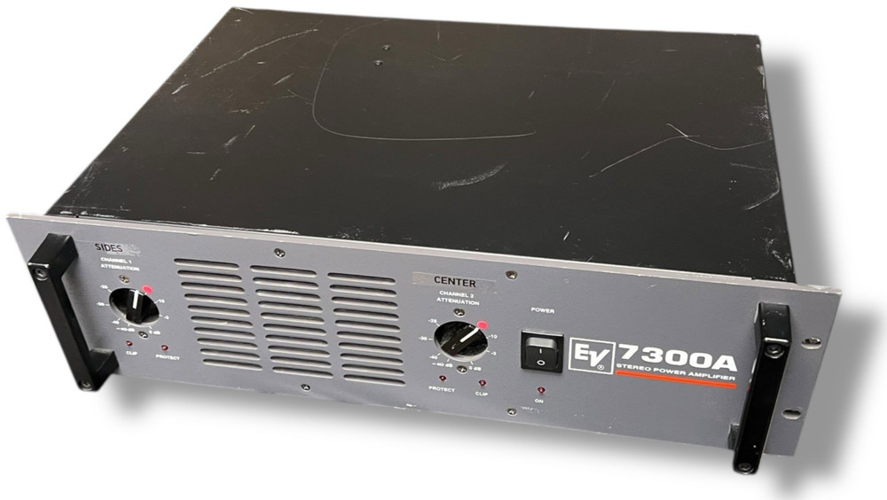 Electro Voice EV Model 7300A Stereo Power Amplifier - TESTED + POWERS ON!!
