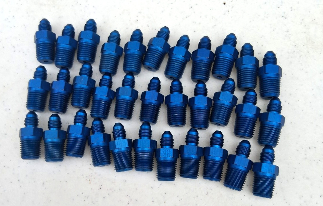 GOODRIDGE STRAIGHT MALE FLARE TO PIPE AN-3 X 1/4" NPT PT# AN 816-03-04D