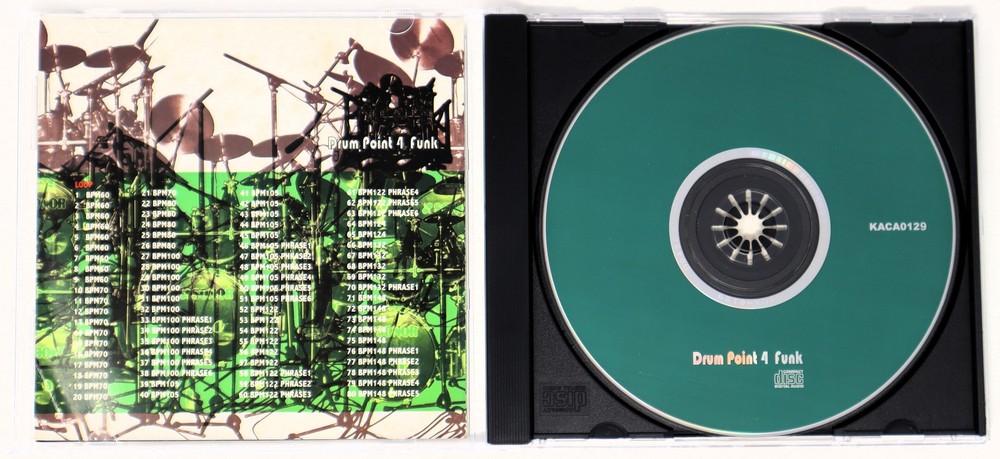Kaeru Cafe Drum Point 4 Funk Sample Library/Sound Library/Sampling CD 1990s