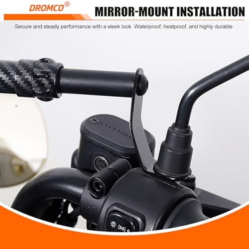 Motorcycle Handlebar Extender Extensions, 11.8"- 17.7" Adjustable
