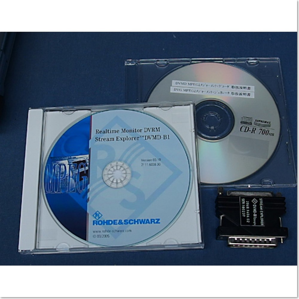Rohde & Schwarz R&S DVMD MPEG-2 Measurement Decoder Used Tested