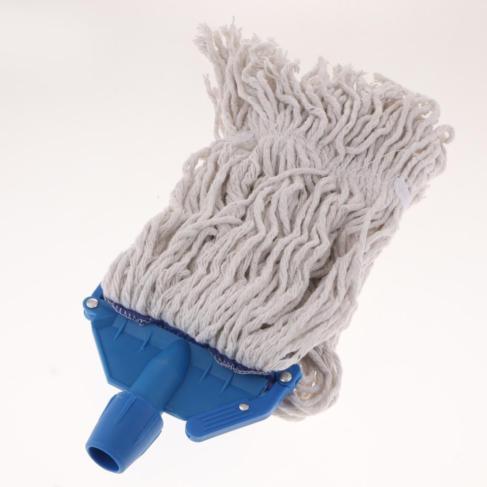 Cotton Mop Head Holder Clip Bracket Socket Mop Head Replacement Connector Blue