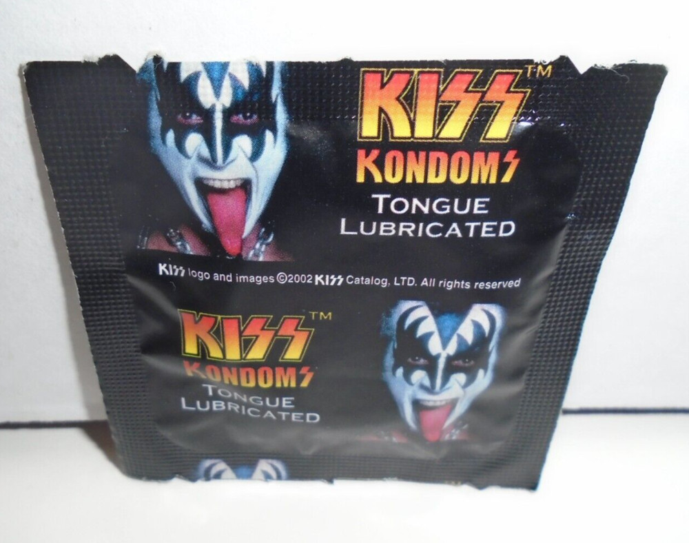 KISS GENE SIMMONS SEALED SINGLE CONDOM PACKAGE - THE DEMON