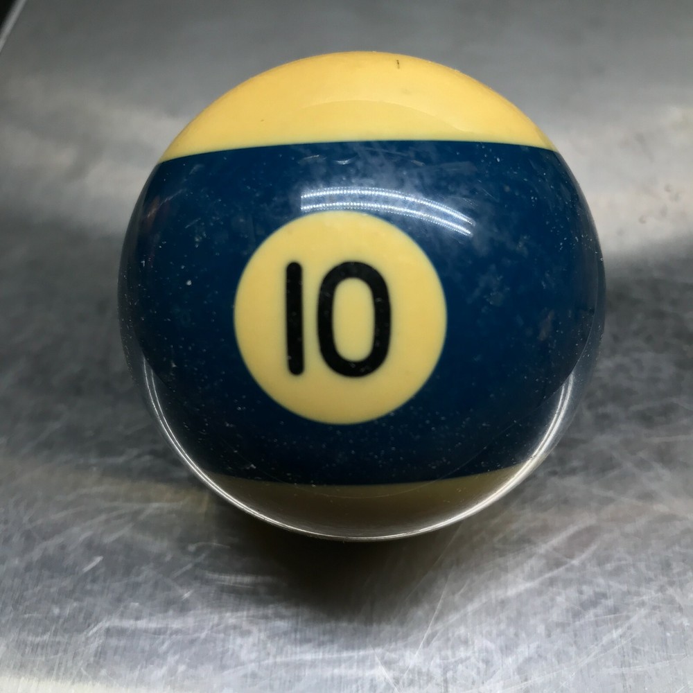 Vintage Replacement #10 Billiard Pool Ball  2 1/4" Diameter