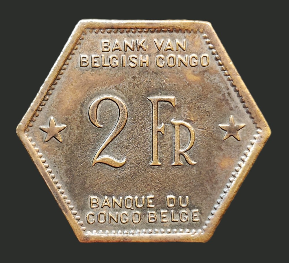 Belgian Congo - 2 Francs - 1943