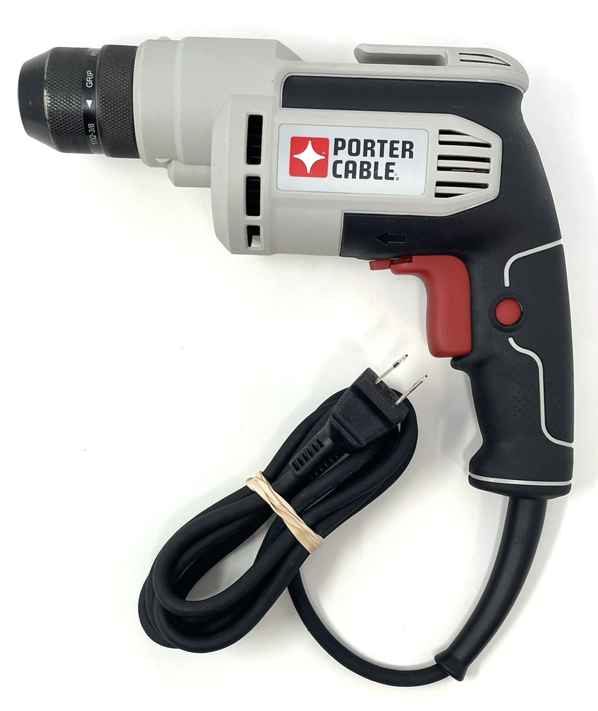 Porter Cable PC600D 6.5 Amp 3/8 Inch Corded Drill Variable Speed Trigger Clean!