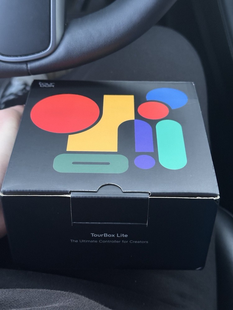 TourBox Lite Editing Keyboard Wired Black Macro Keypad Custom Software