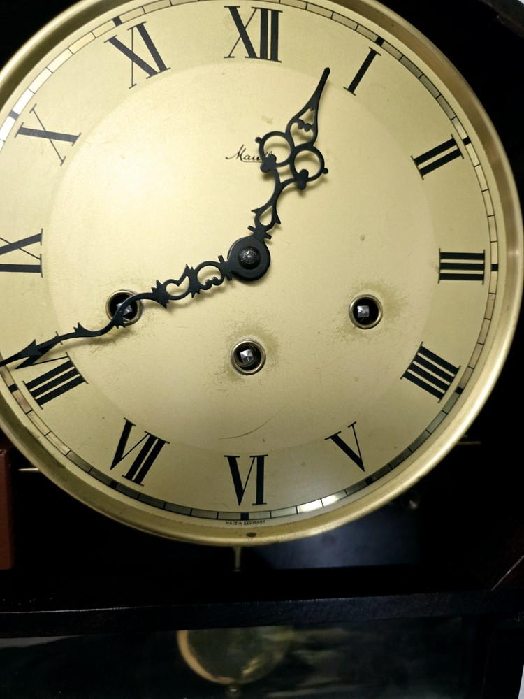 Antique Mauthe Wall Clock Runs And Stops