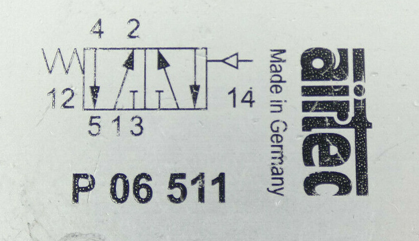 airtec 5/3 Way Pneumatic Valve | P 06 511
