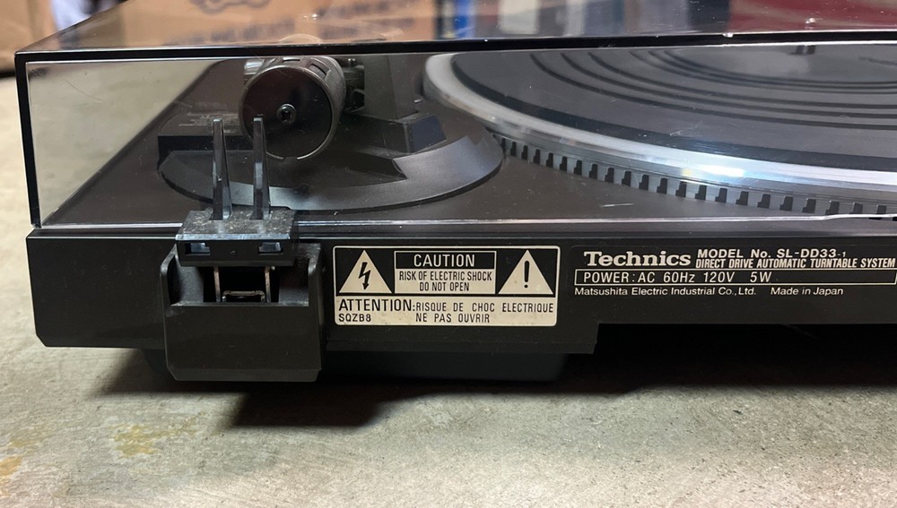 Technics SL-DD33 Fully Automatic Direct Drive Turntable - Tested