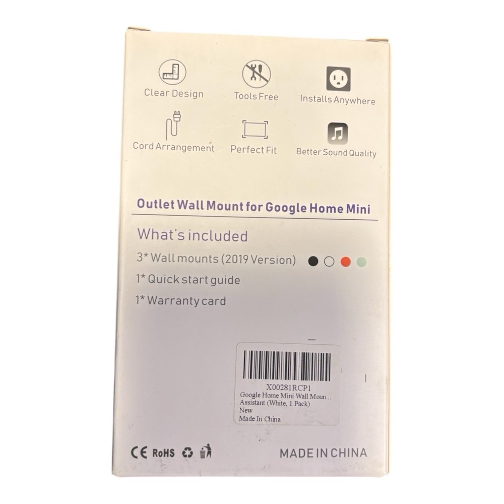 Caremoo Outlet Mount for the Google Home Mini