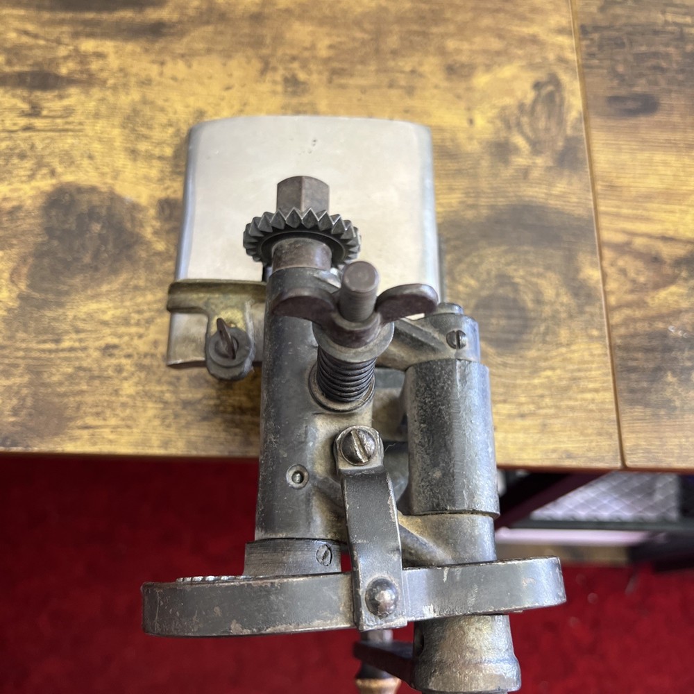 New York Pressing Co Mechanical Clamp-on Pinking Machine Complete