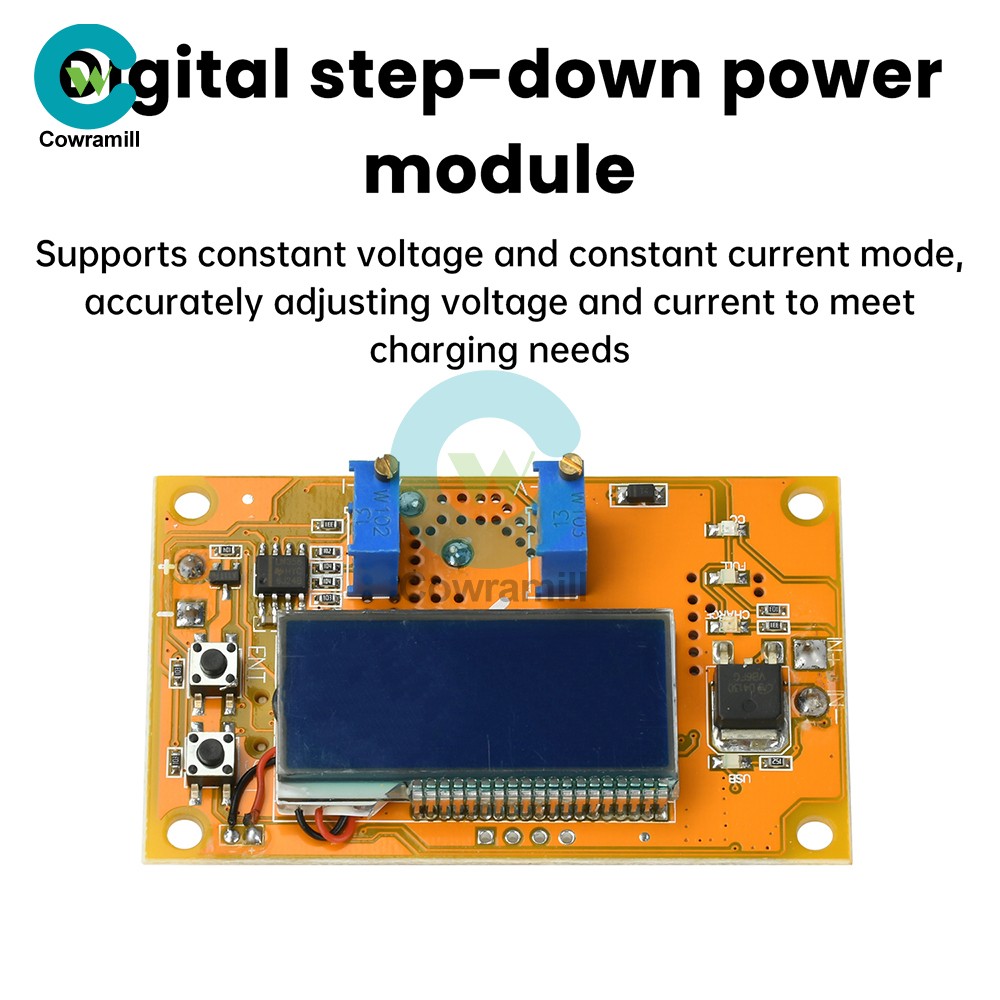 DC-DC 8V-36V to 1.25V-32V 4.2A DC Adjustable LCD Display Step-Down Power Module