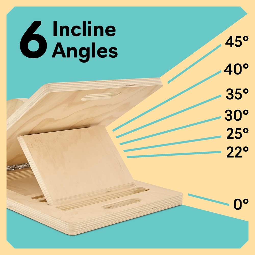 Slant Boards for Exercise – Slant Board with 6 Incline Angles – Transforms In...