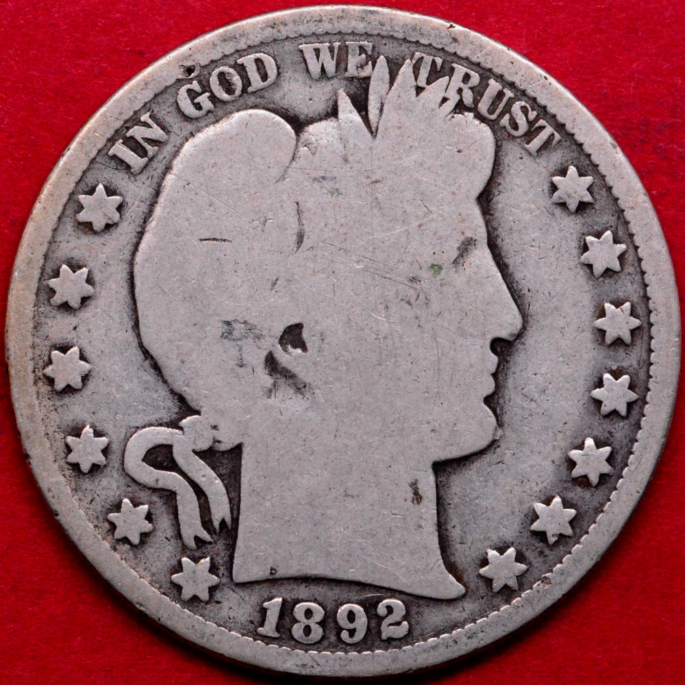 1892 BARBER HALF