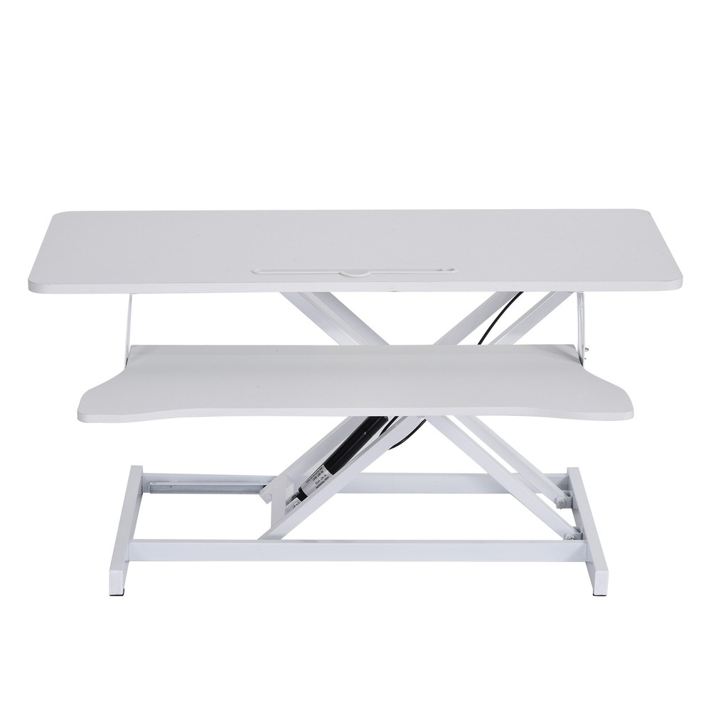 37" Standing Desk Converter - Height Adjustable Office Desk Riser