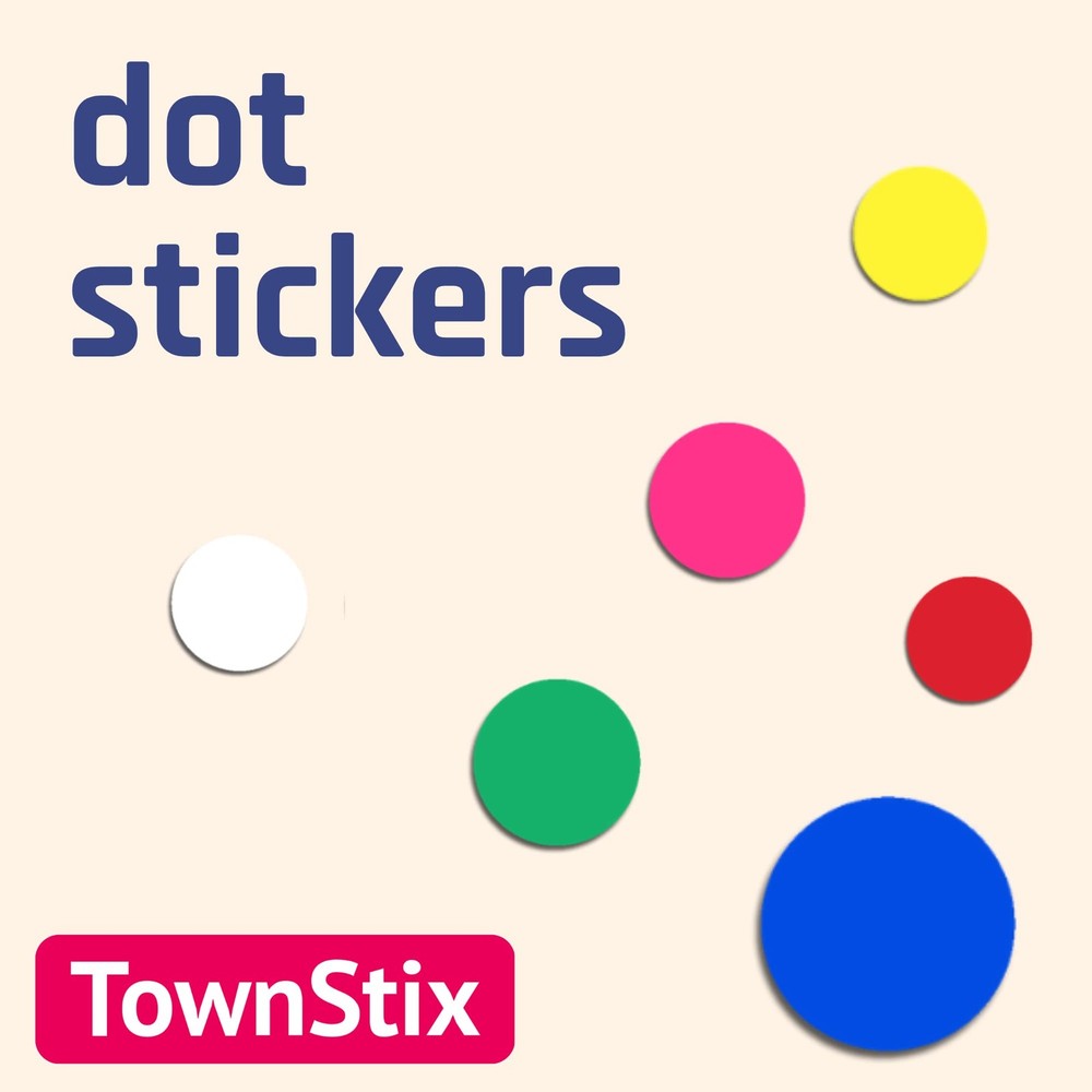 2000 Pack, 3/4" Round Dot Stickers Circle Labels - Green 2000
