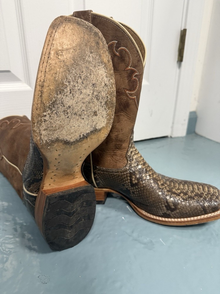 Cody James Exotic Python Western Boots Men's Size US 10 D