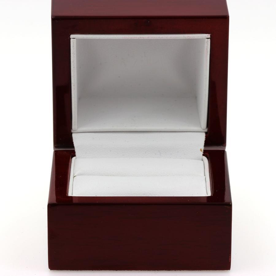 Setting Ring Red Wood Style Luxury