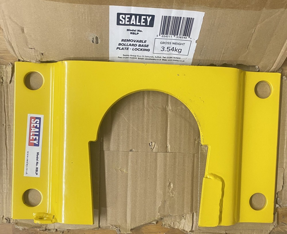 Sealey Removable Bollard Base Plate - Locking RBLP