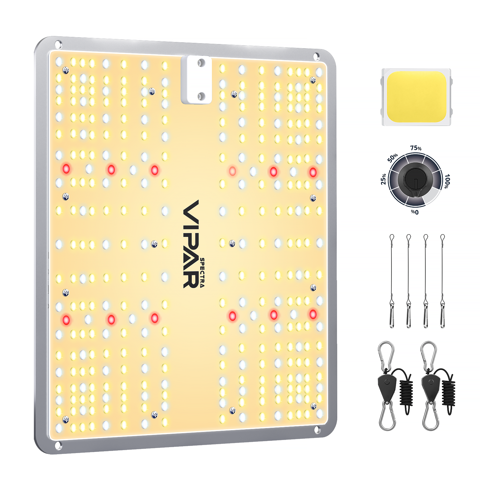 VIPARSPECTRA V1000 LED Grow Light Full Spectrum for Indoor Plants Veg Bloom IR