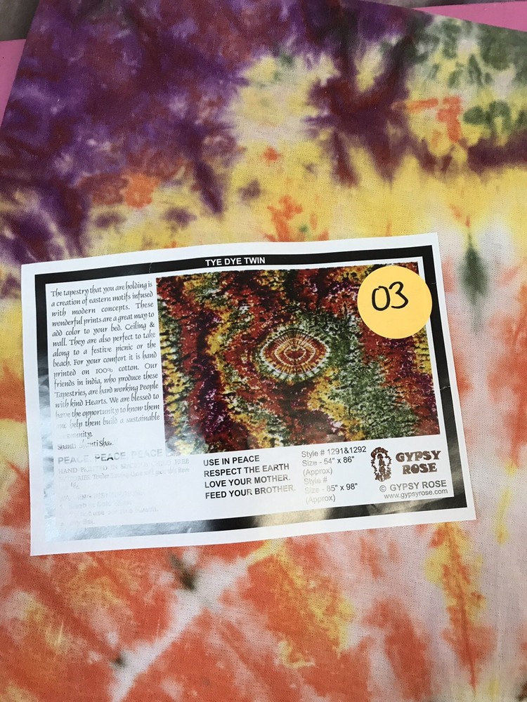 Bright Tye Died Tapestry