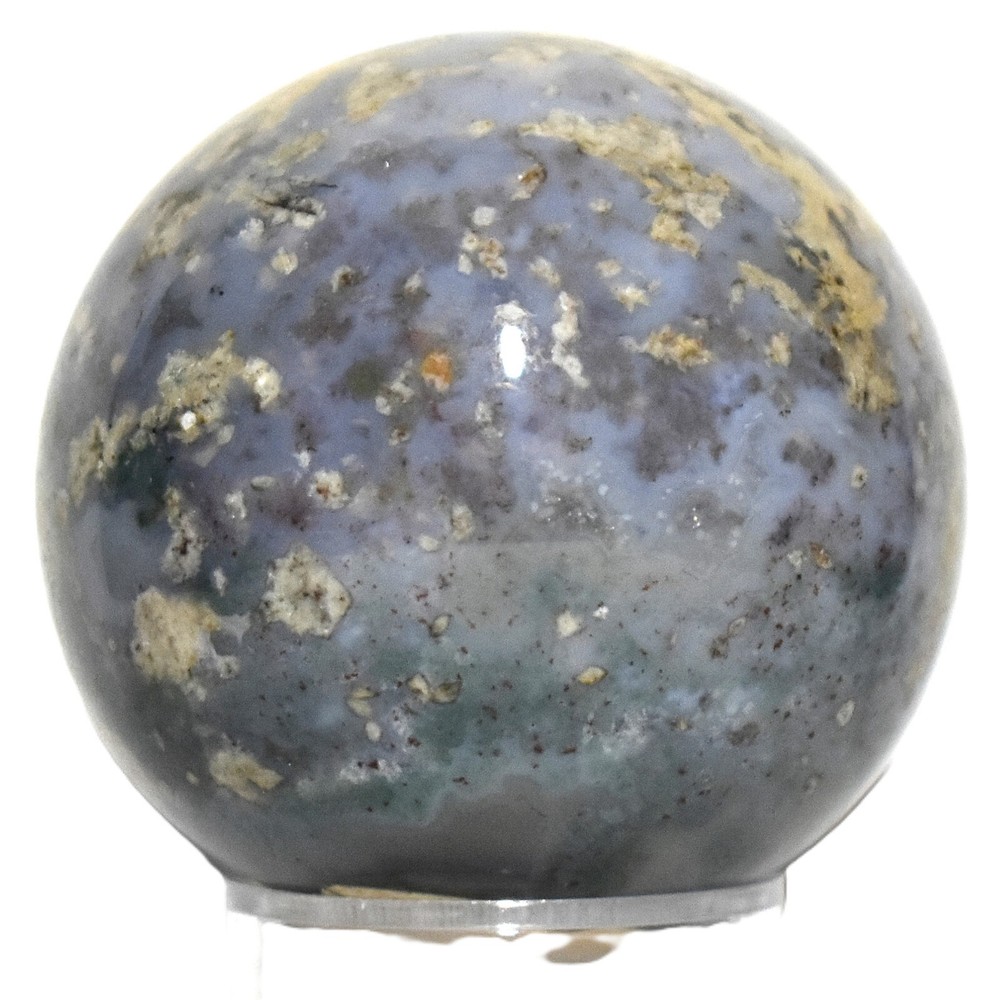 Beautiful Moss Agate Sphere 2.07"/200 grams