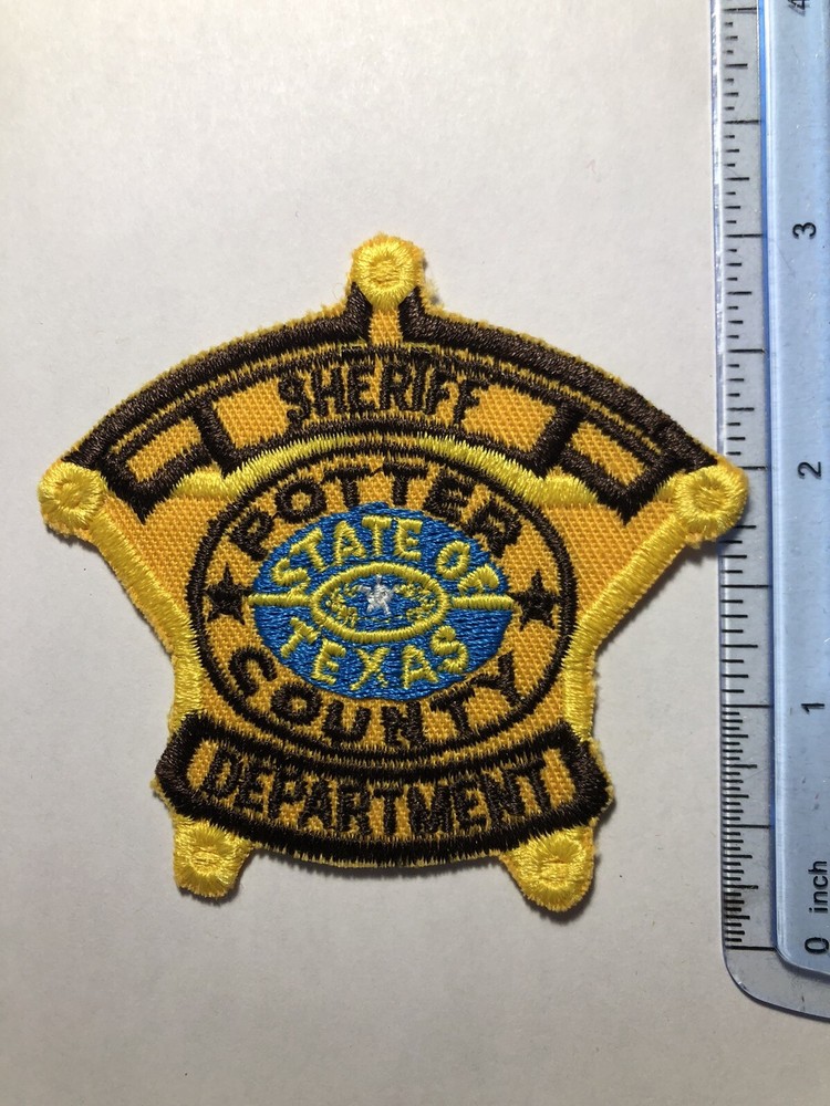 Potter County Texas Sheriff Patch ~ Style 1