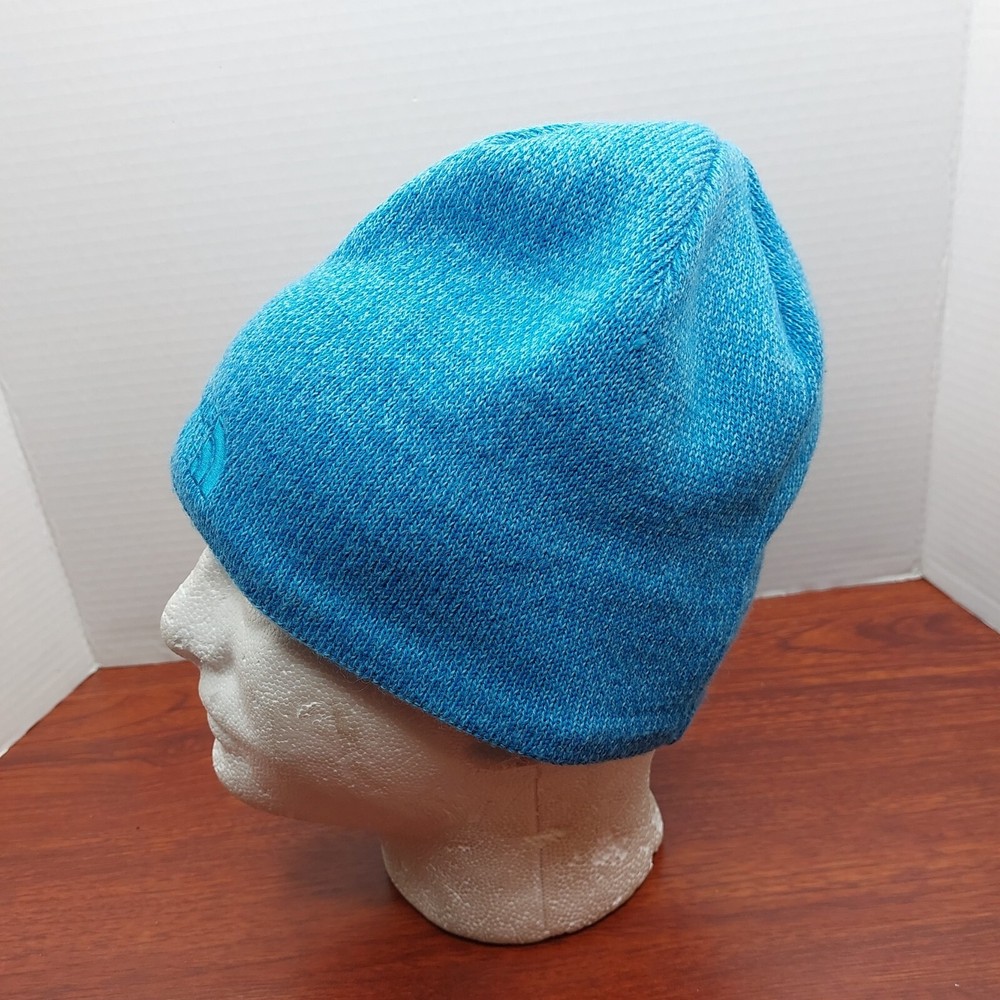The North Face Blue Beanie Hat Cap