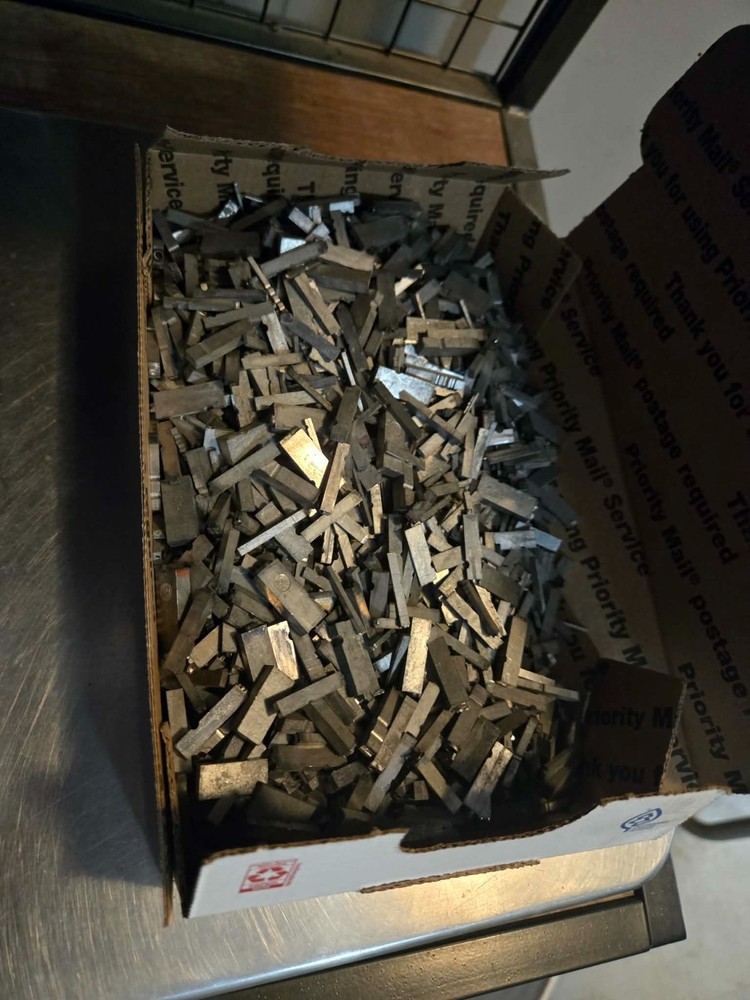 6lb lot - Scrap Letterpress Lead
