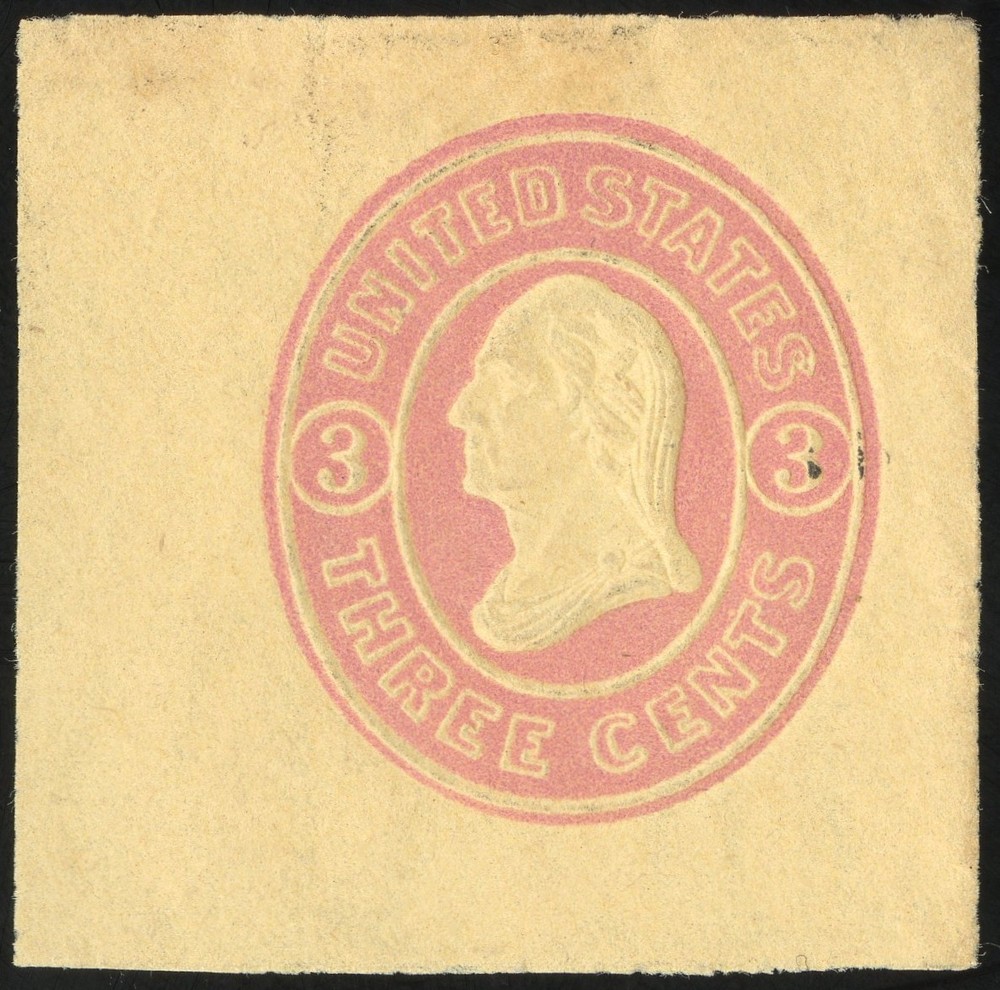 US Stamps # U35 Cut Square Mint Superb Cut Square