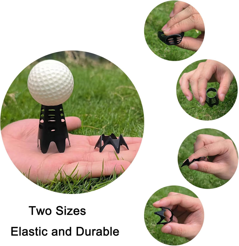 20 Pack Plastic Golf Simulator Tees Tall & Short