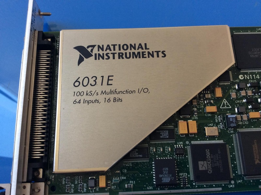 NATIONAL INSTRUMENTS PXI-6031E MULTIFUNCTION I/O CARD 16BITS 64INPUTS