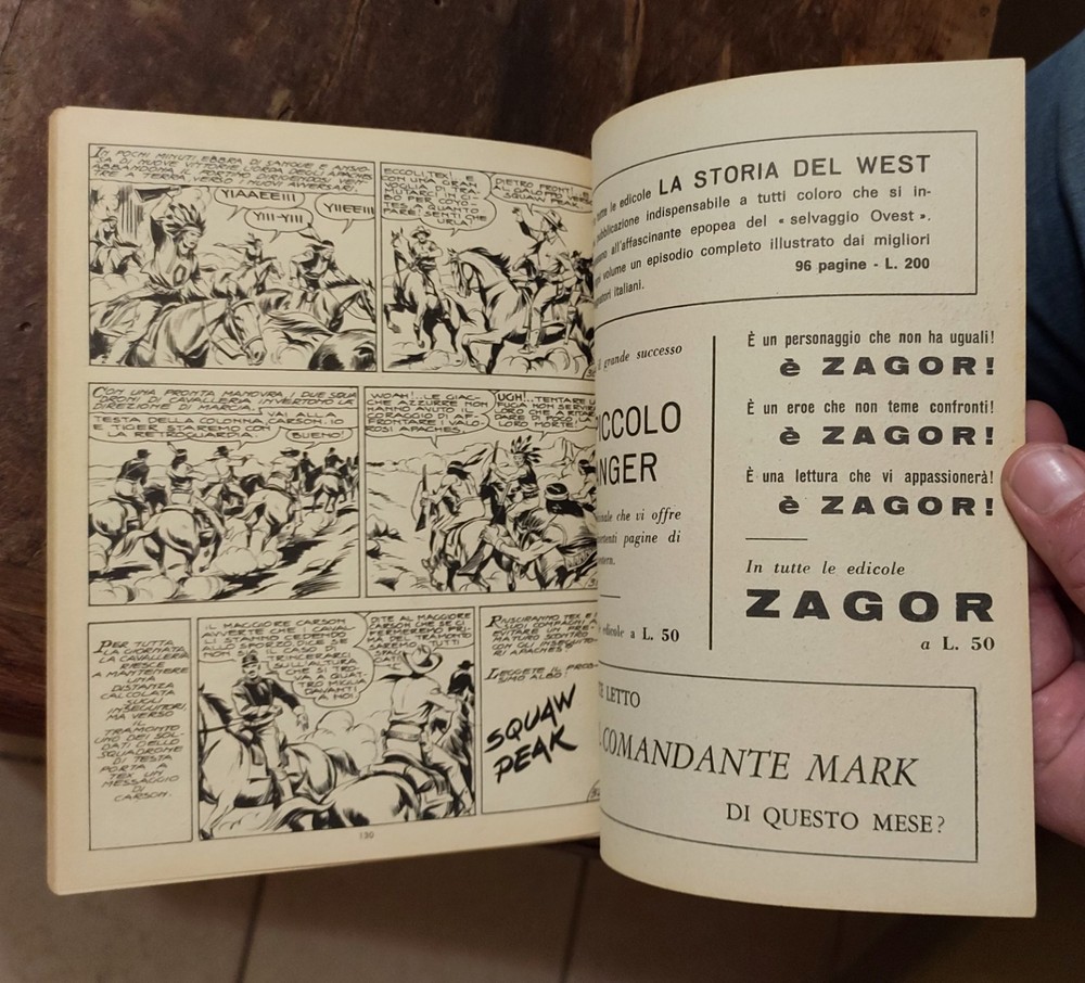 TEX Comic No. 27 Siege At Posto No. 6 Bonelli 1966 Comic Read Description