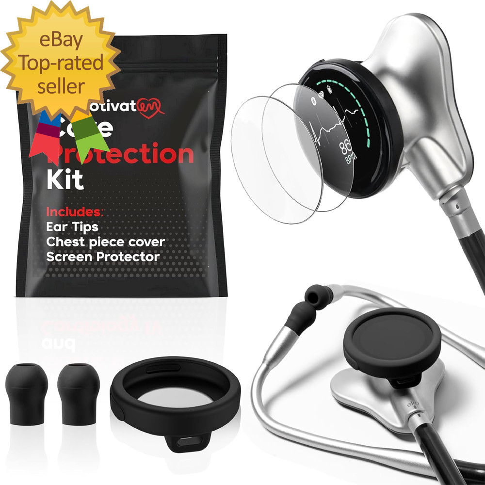Core Protection Kit for EKO Core 500 Digital Stethoscope – Silicone Chestpiece