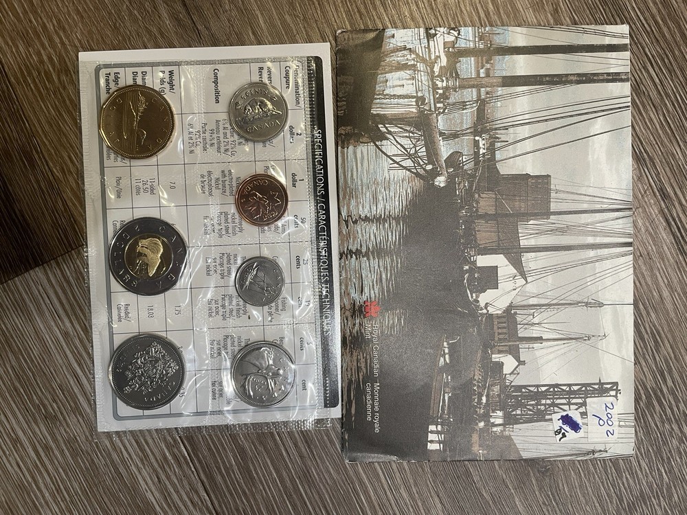CANADA 2002 Uncirculated Royal Canadian Mint Prooflike Set Proof Like