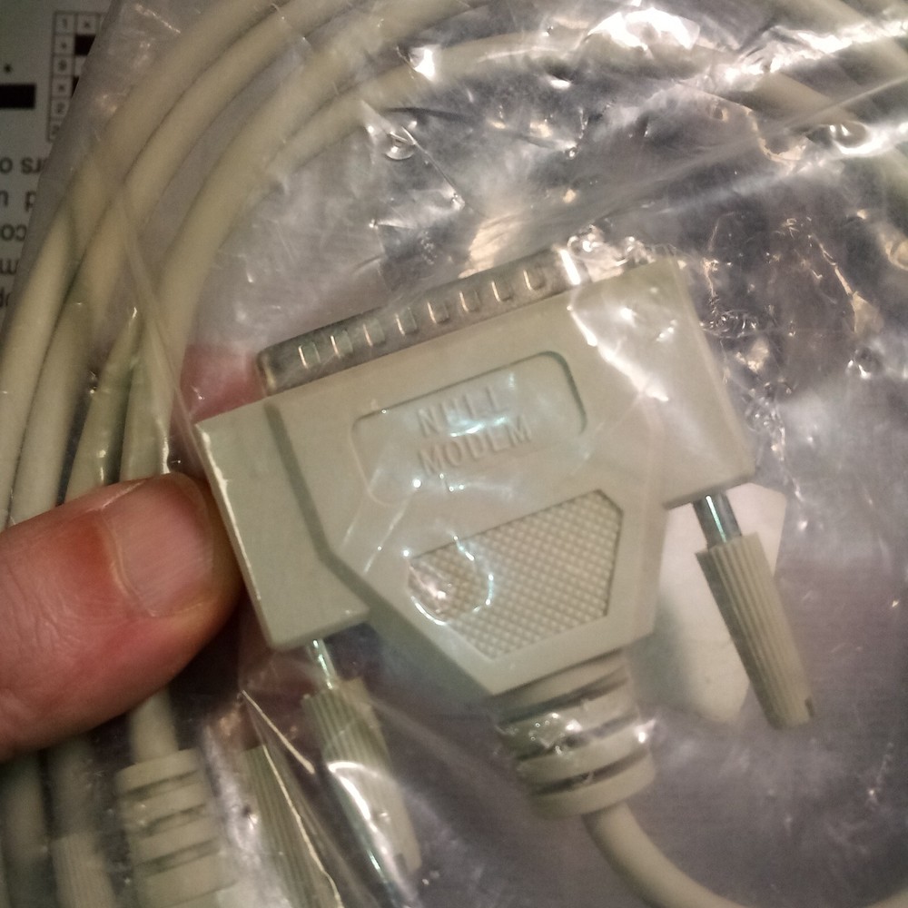 SATO CL4XXe - Epson Null Modem Cable - Beige - SEALED