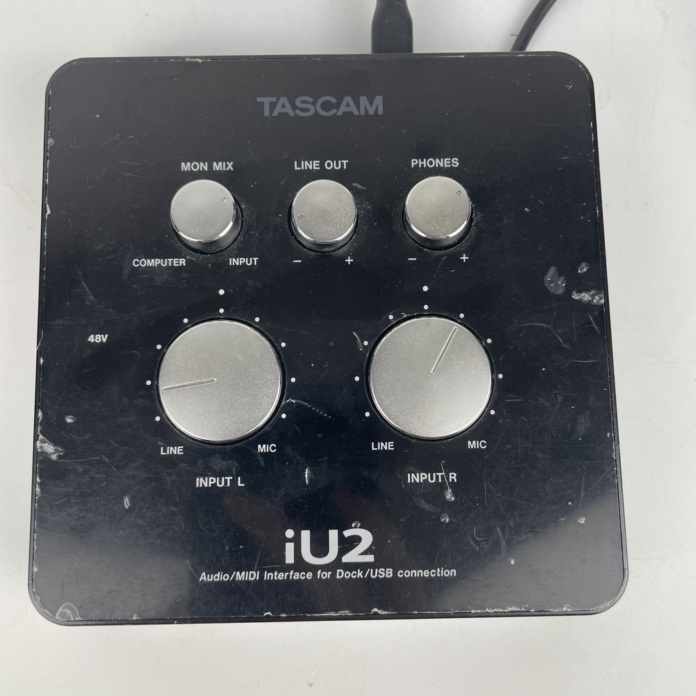 Tascam iU2 Audio MIDI Recording Interface for Dock/USB Connection