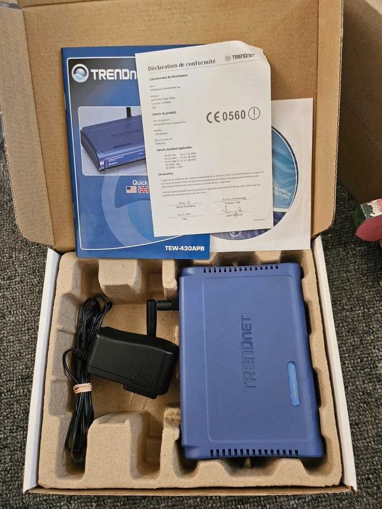 Trendnet 11g Wireless AP TEW-43OAPB