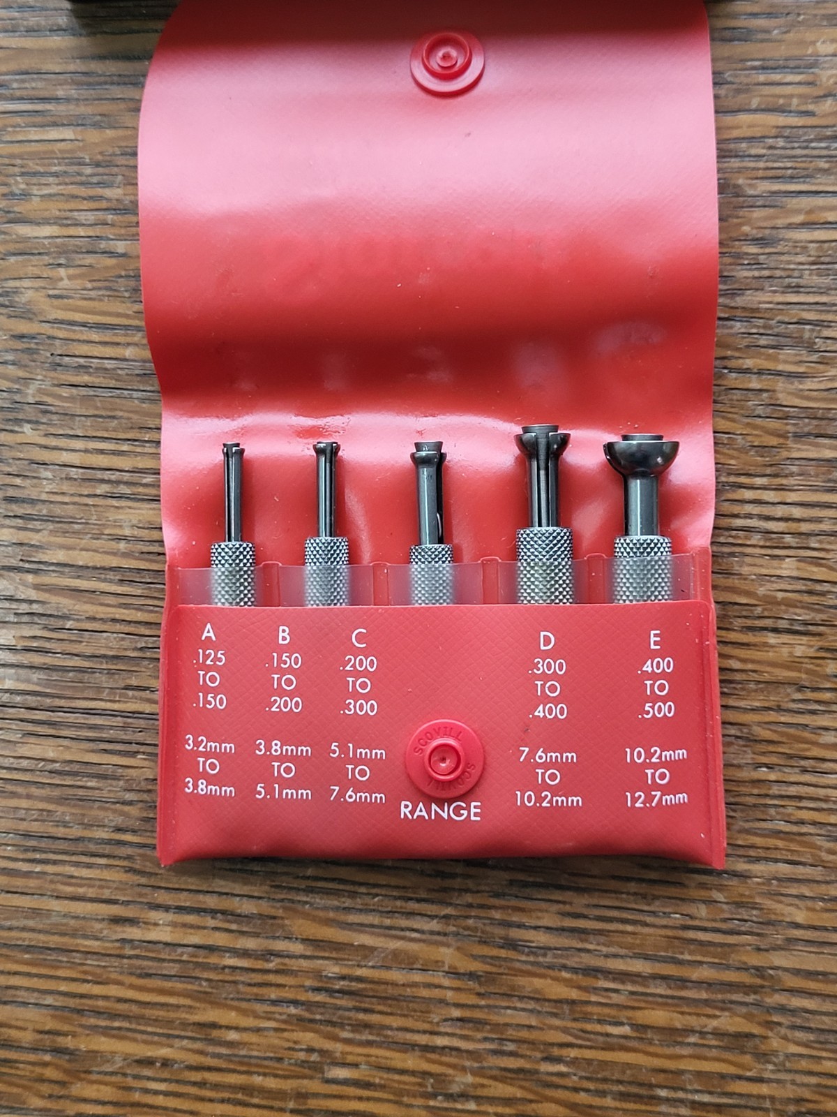 Starrett No. S 830 F Small Hole Gages w/Pouch Machinist Tools USA