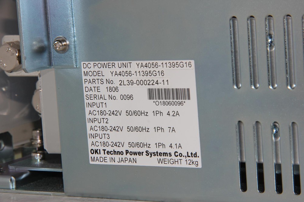 Oki Techno Power Systems YA4056-11395G16 DC Power Unit