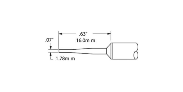 Metcal CVC-7CH0018A Solder Tip