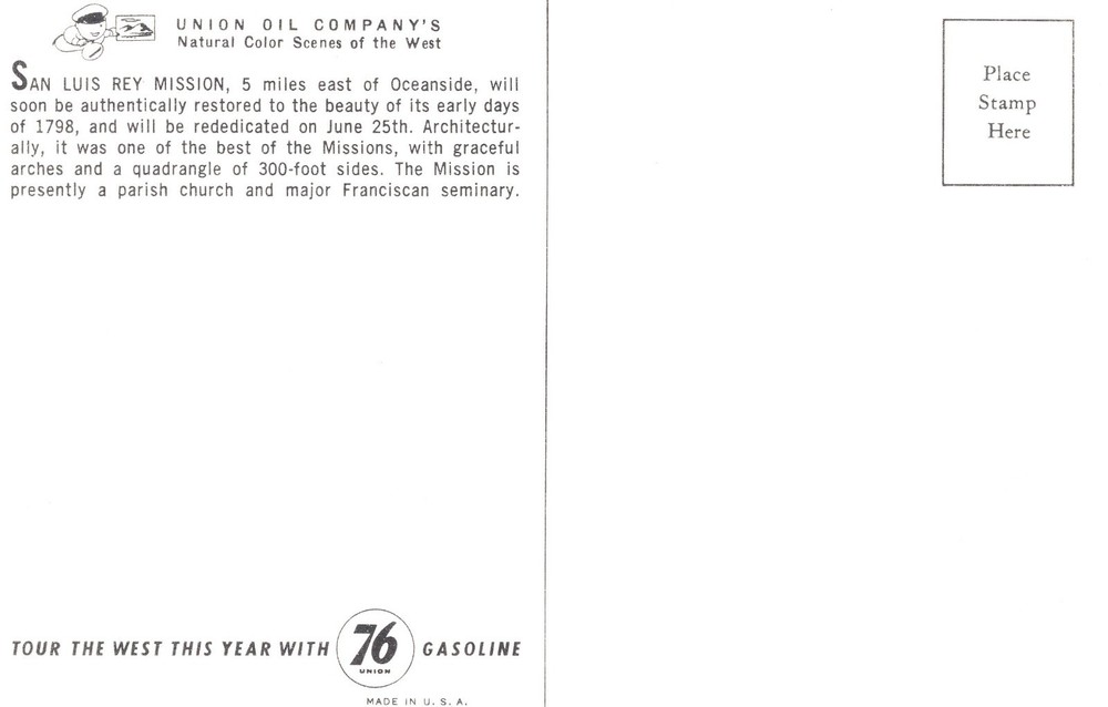 SANLUIS REY MISSION - PC6357